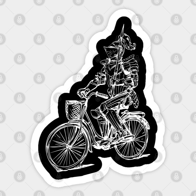 SEEMBO Knight Cycling Bicycle Bicycling Biking Riding Bike Sticker by SEEMBO